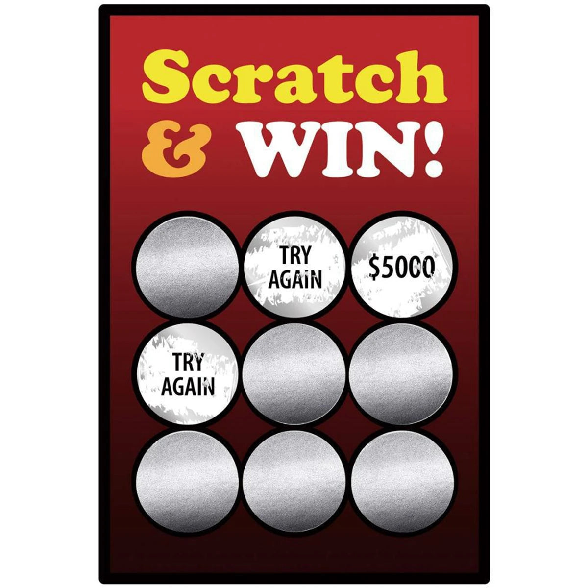 Scratch-Off Heart Stickers for Games, Gifts & DIY Crafts (300 Pack)