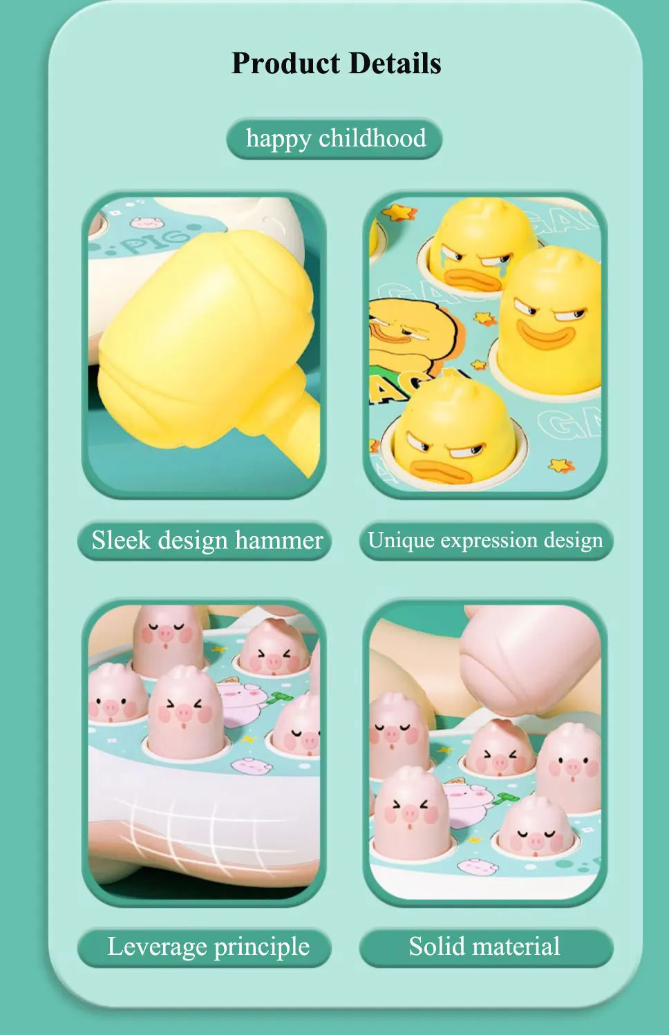 Montessori Hammer Toy for Toddlers