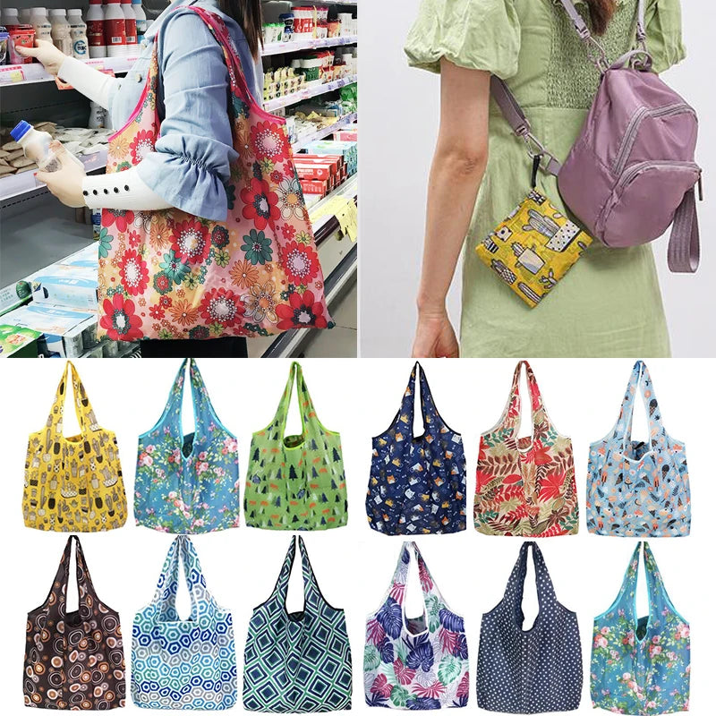 Foldable Heavy-Duty Reusable Shopping Tote