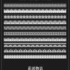 Lace Design Decorative Stickers for Journaling & Scrapbooking
