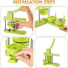 DIY Button Maker Machine Kit with Interchangeable Molds – 5 Sizes