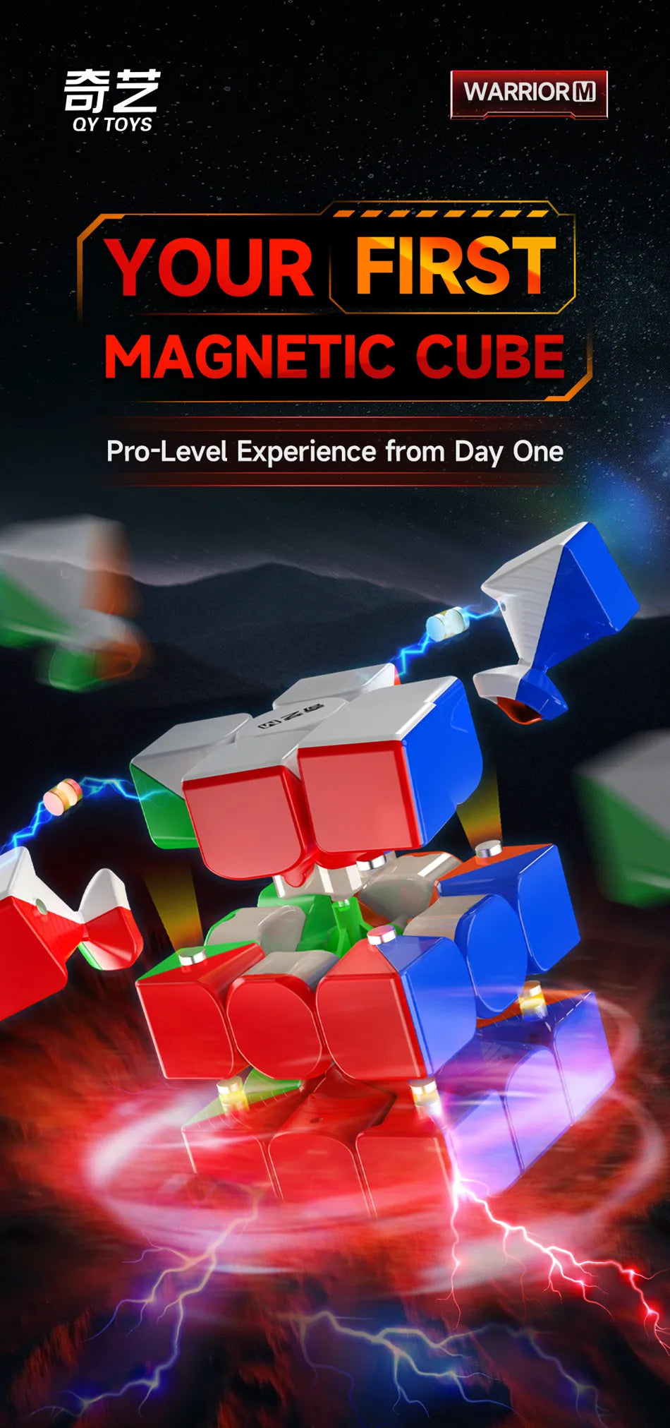 Professional 3x3 Magnetic Speed Cube
