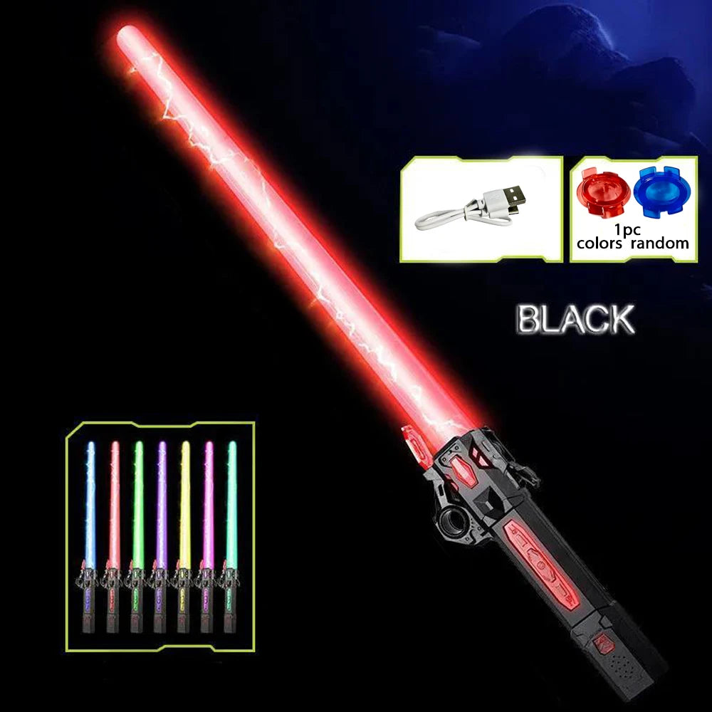 Glowing Telescopic Music Sword Toy for Kids