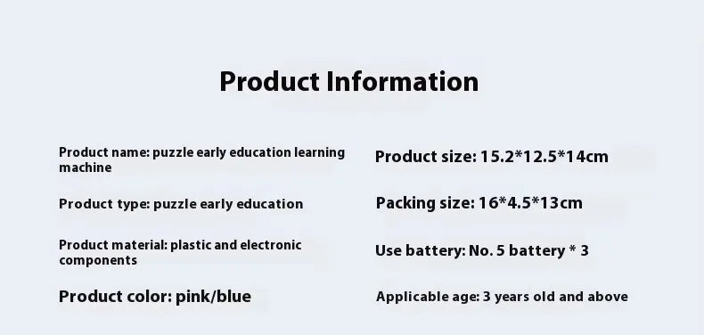 Kids Interactive Learning Laptop with LED Display and Music