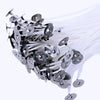 Cotton Candle Wicks Kit with Metal Stands (50-Piece)