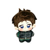 A plush doll set featuring characters Leon and Ashley from Resident Evil 9