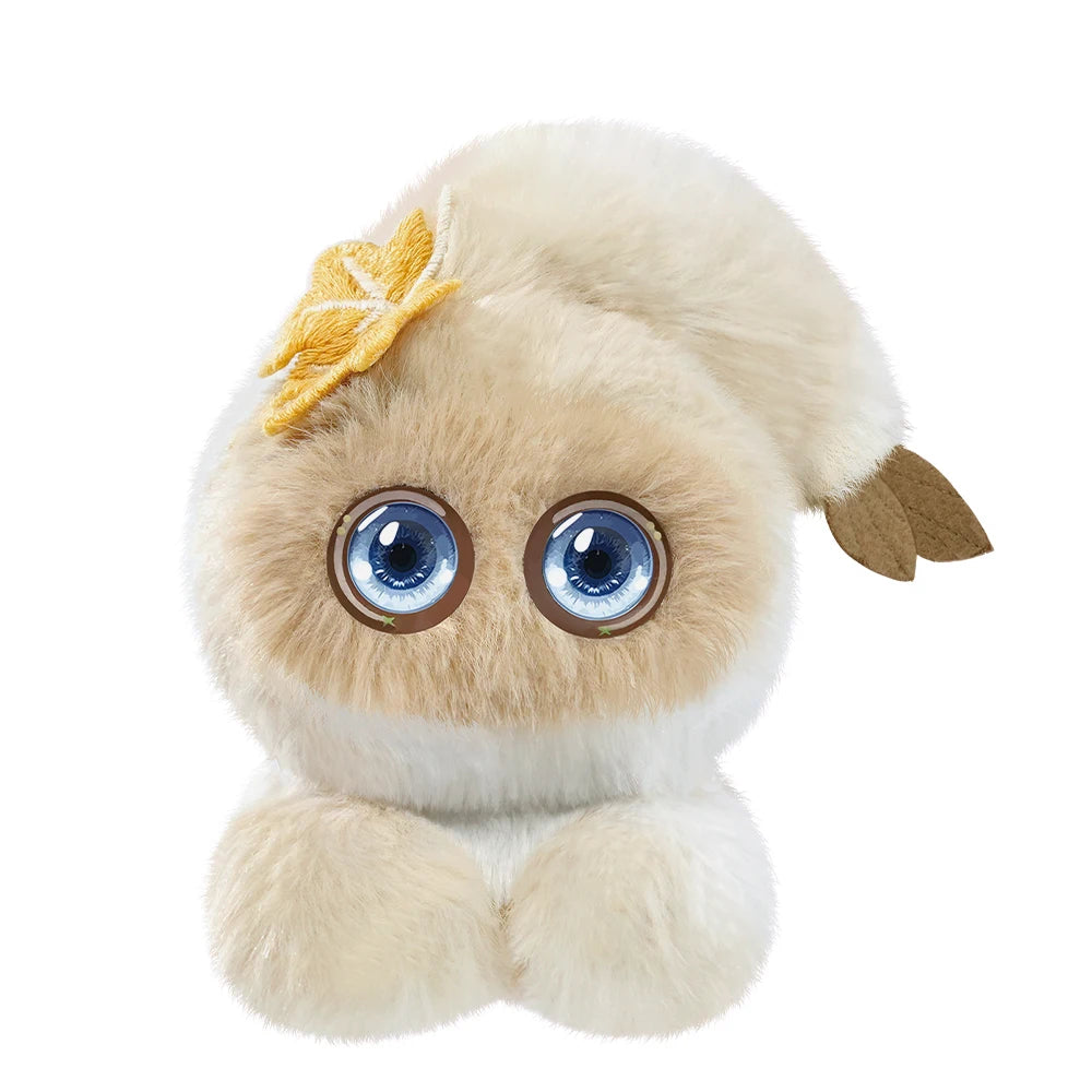 Interactive AI Plush Robot with LED Eyes & Voice Control
