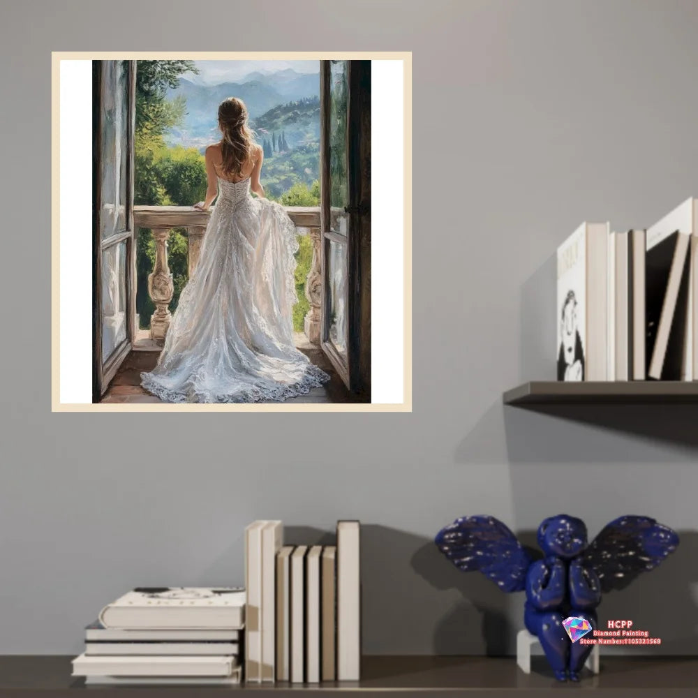 Cartoon Girl Portrait 5D Diamond Painting Kit