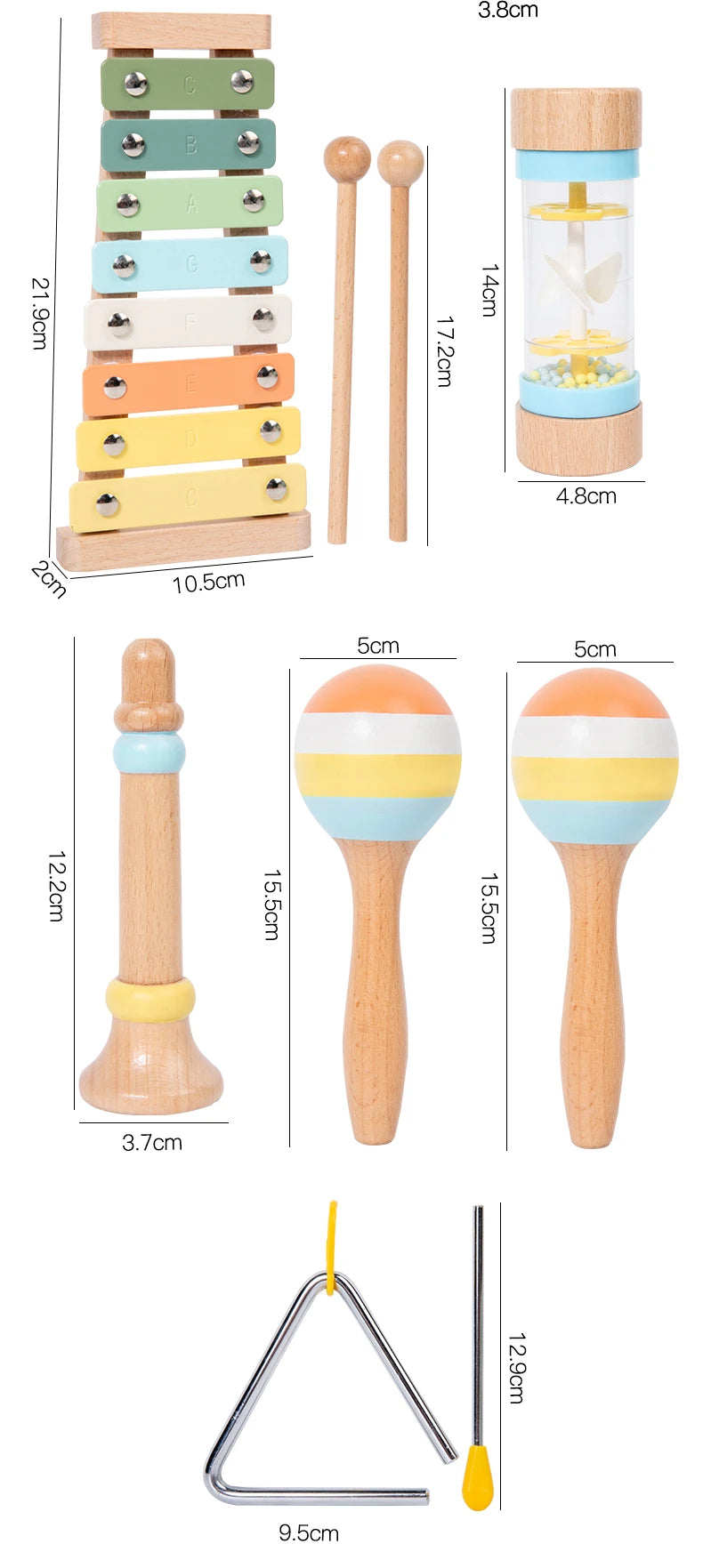 Wooden Montessori Music Set for Kids