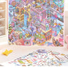 Kawaii Fantasy City 3D Sticker Sheet
