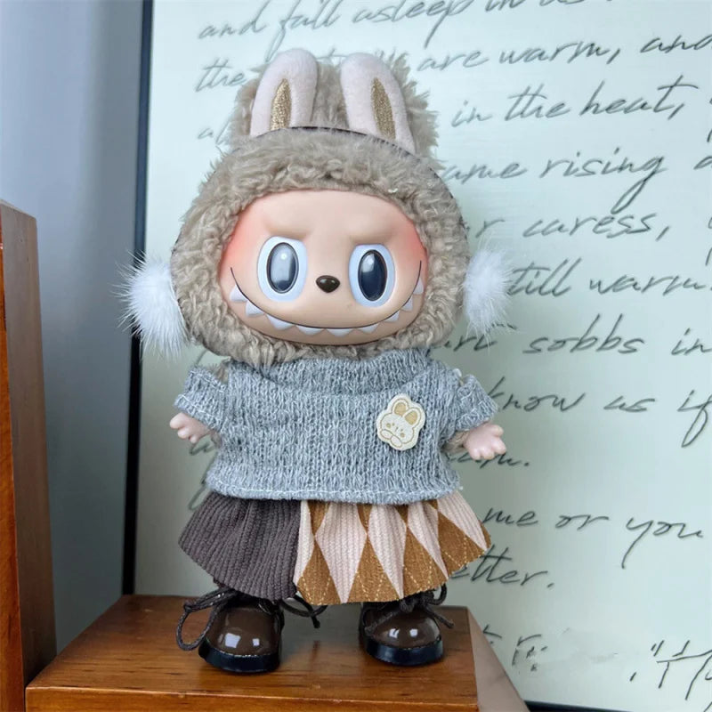 Stylish Outfit Set for 17cm Plush Dolls