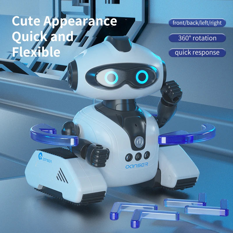 Interactive Gesture-Controlled Robot Toy with Music, Dance & Programming