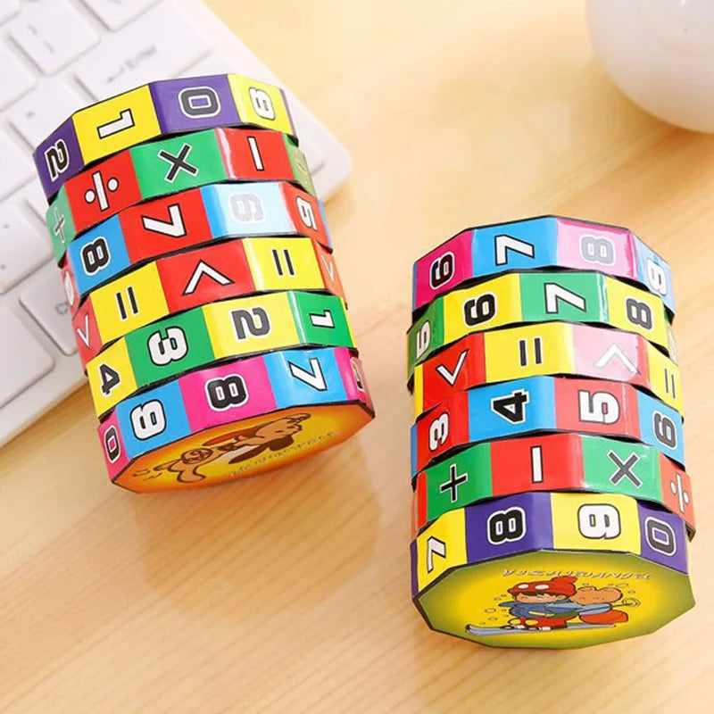 Educational Math Cube Toy for Kids – Arithmetic Learning Puzzle