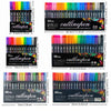 Double Line Glitter Marker Pens – Metallic Outline & Shimmer Set