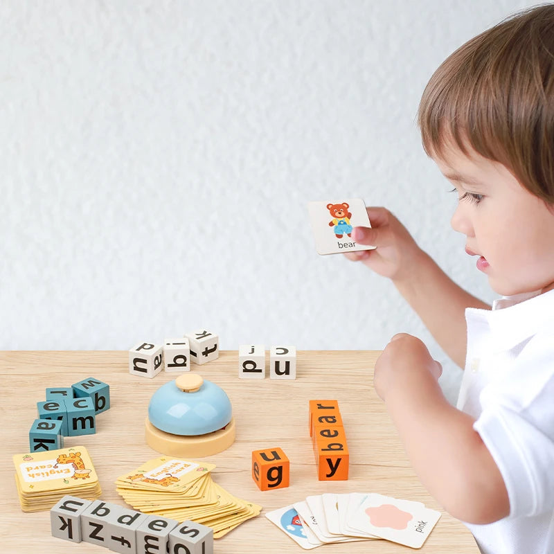 Wooden Spelling Word Game for Early Learning