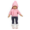 3-Piece Knit Doll Outfit: Sweater, Hat & Pants