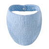 Organic Cotton Muslin Baby Bib with Bandana Style