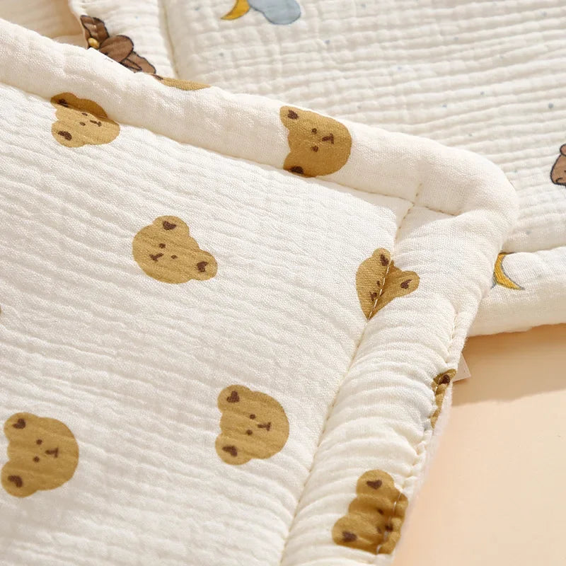 Breathable Four-Season Baby Pillow with Soft Cotton Cover