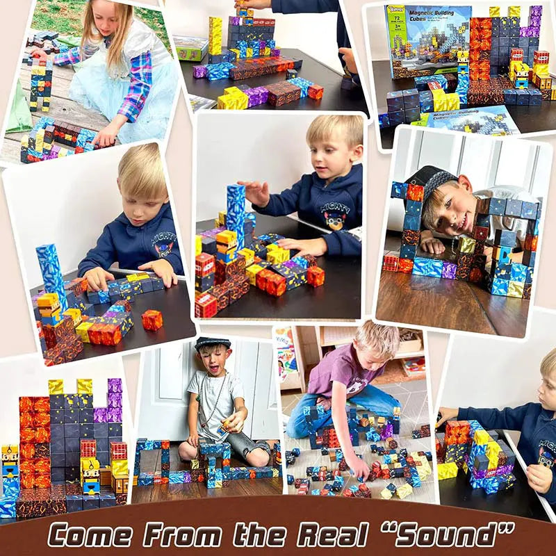 Magnetic Building Blocks STEM Learning Set