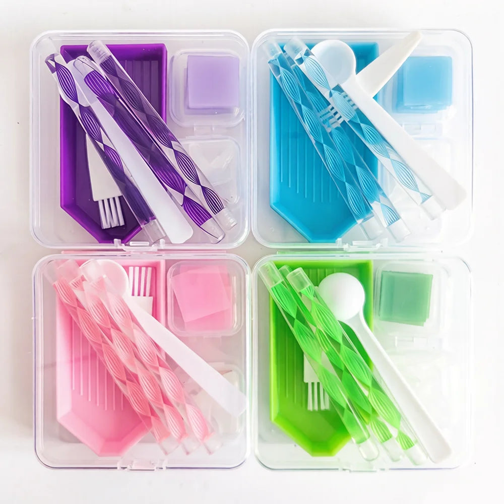 Diamond Painting Tool Kit with Storage Box and Accessories
