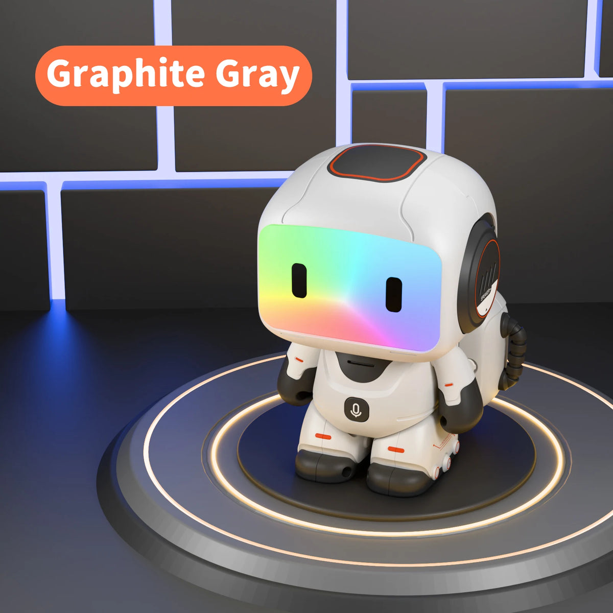 Interactive Remote Control Robot with Lights, Music & Recording