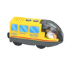 Magnetic Wooden Train Set with Locomotive and Two Carriages