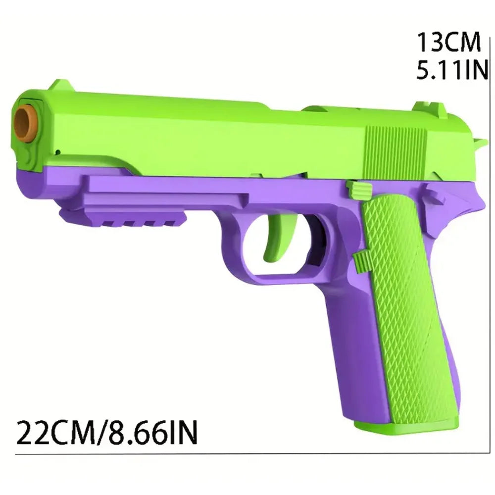 Realistic Fidget Pistol Toy with Shell Ejecting Action