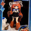 A 1/12 scale Lunar-themed posable doll blind box featuring an orange-haired character in a black outfit and a wide-brimmed ha