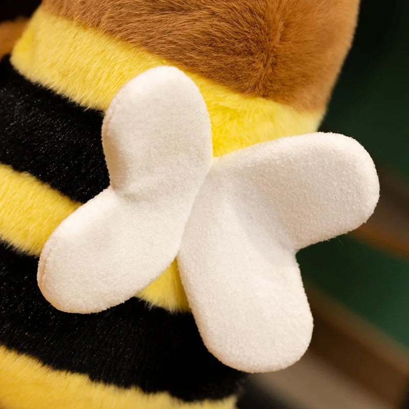 Bee Capybara Plush Toy – Soft Cuddly Stuffed Animal