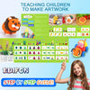48-Color Air Dry Modeling Clay Set with Tools for Kids