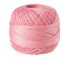 Pink crochet thread in a ball for tatting and embroidery