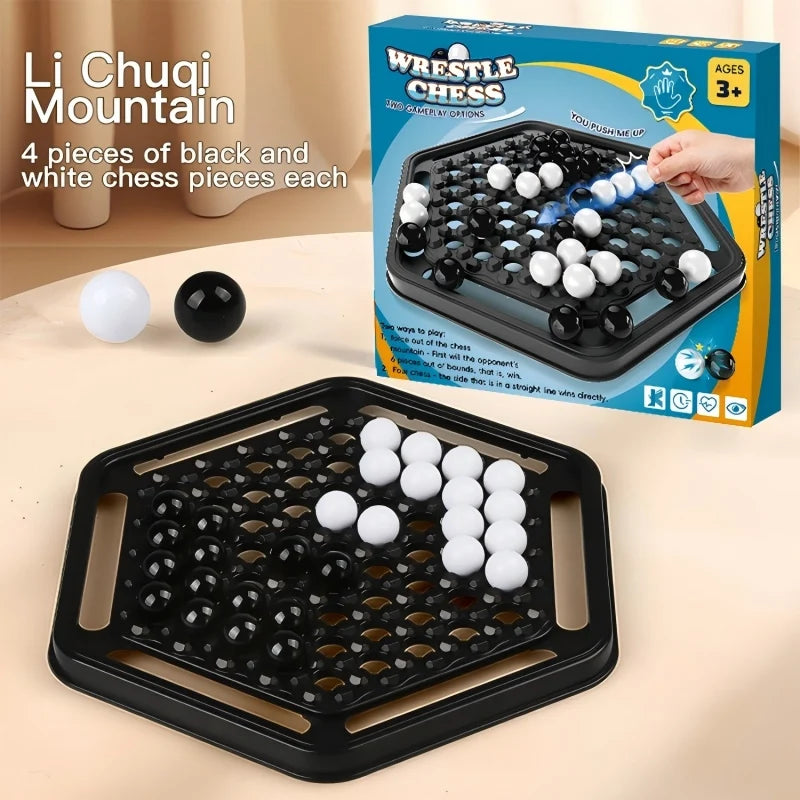 Push Chess Strategy Board Game for Family Fun
