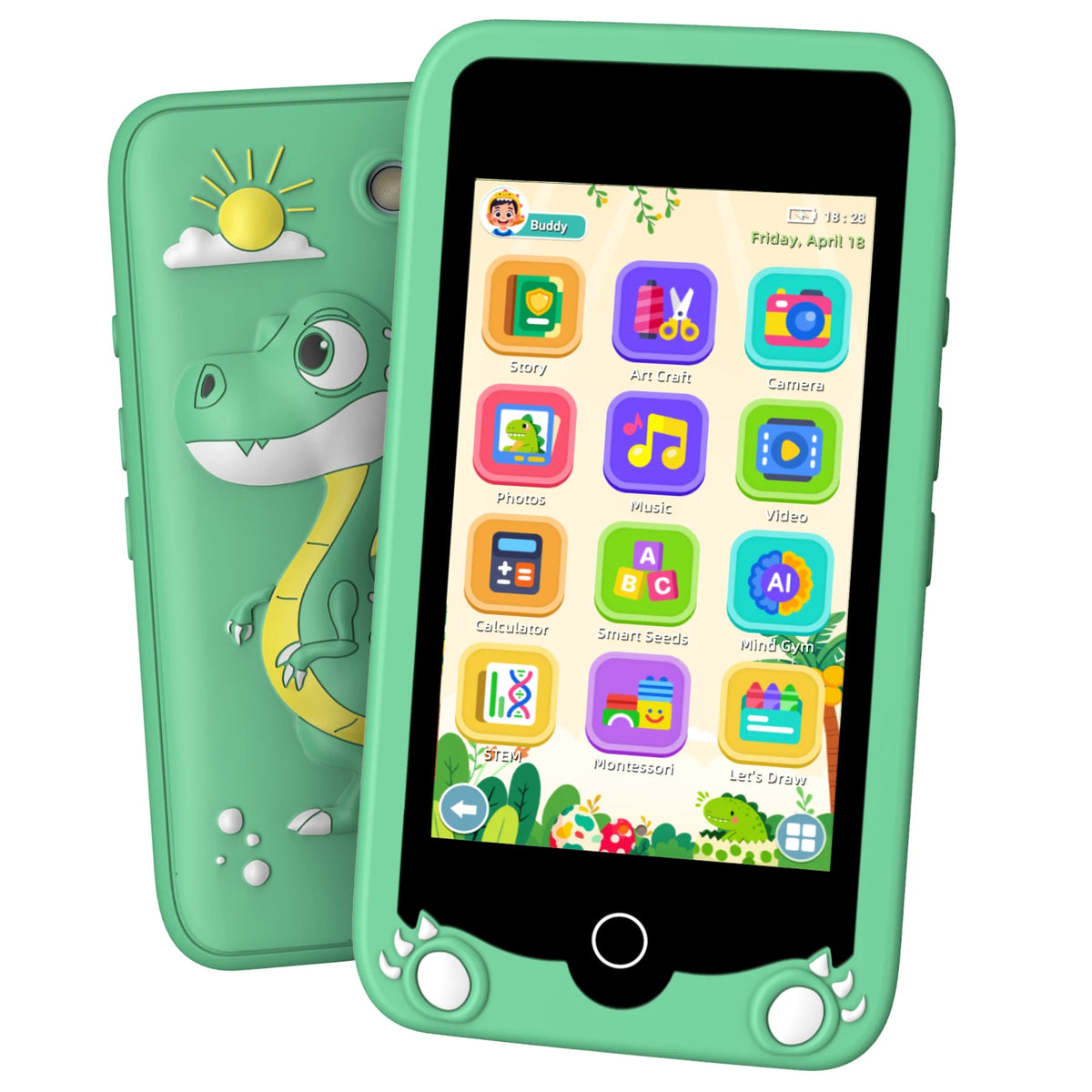 Kids' Learning Phone with 200+ Educational Games and Dual Cameras