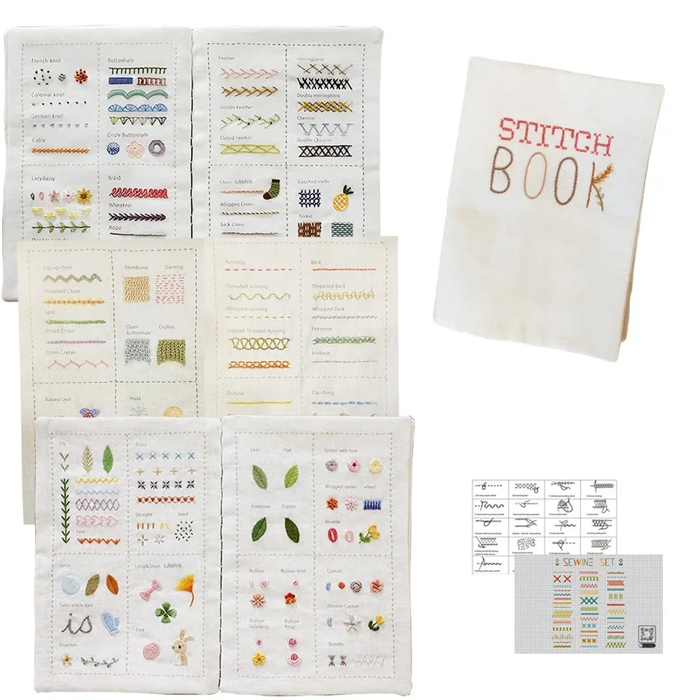 Hand Embroidery Stitches Guide Book for Beginners