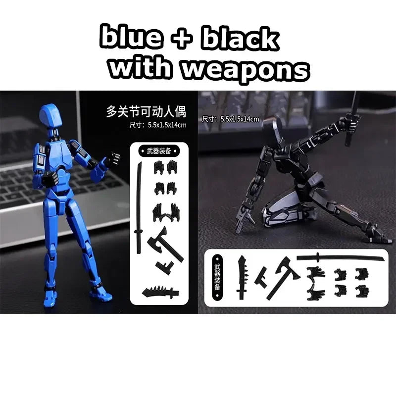 Poseable 3D Printed Robot Action Figure – Multi-Jointed Model for Creative Play