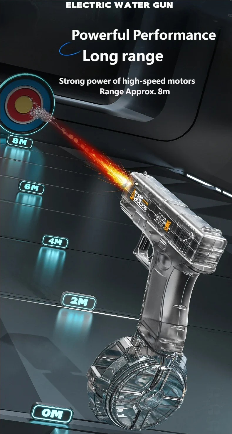 Automatic Electric Water Gun for Outdoor Fun