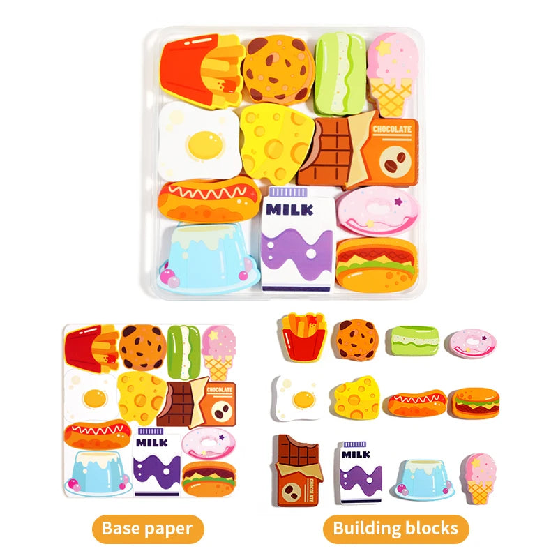 Wooden 3D Jigsaw Puzzle for Kids – Montessori Learning Toy