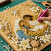 Religious Diamond Painting Kit with Frame – Jesus and Holy Mary