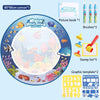 Magic Water Drawing Mat with Fluorescent Pens for Kids