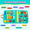 Montessori Busy Board for Toddlers – Sensory Learning & Fine Motor Skills Activity Board