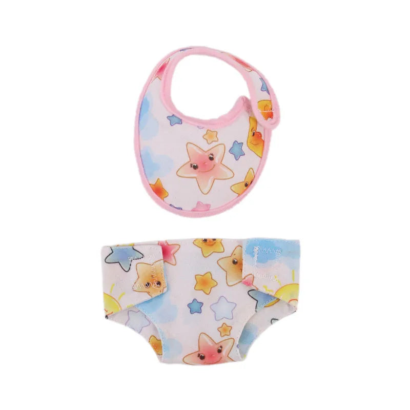 Doll Care Accessory Set with Water Towel and Underwear