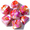 7-Piece Polyhedral Dice Set with Velvet Pouch for Tabletop RPGs