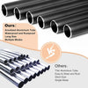Schwarze anodisierte Aluminiumrohre für eine Windspiel-Set in Vergleich zu dünnen Aluminiumrohren
