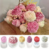 6-Piece Silicone Flower Candle Mold Set