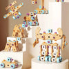 Kids Wooden Construction Tool Set with Electric Drill - 126 Pieces