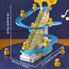Musical Duckling Climbing Stairs Toy