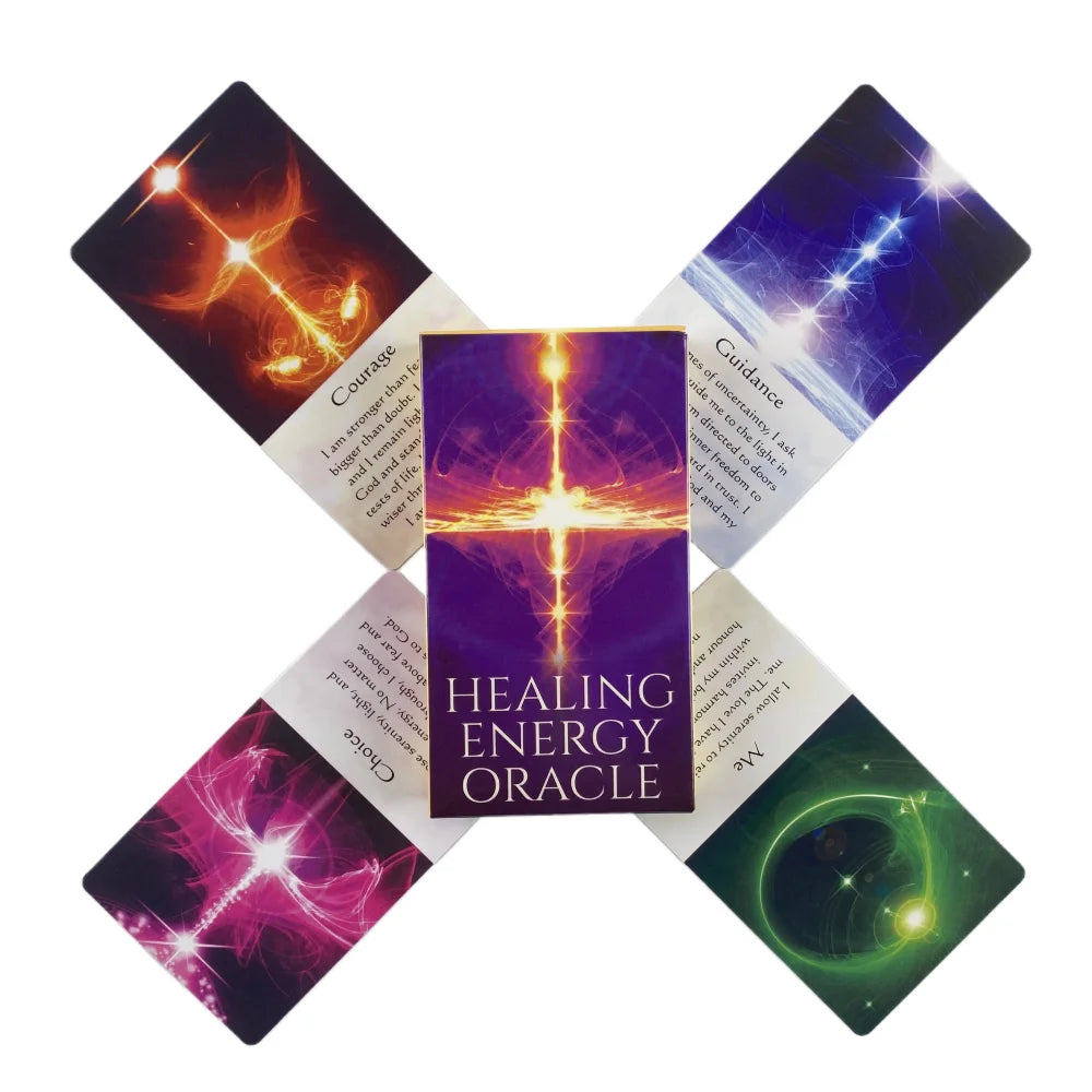 Healing Energy Oracle Cards – 54-Card English Divination Deck