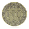 Yes or No Decision-Making Coin – Double-Sided Commemorative Badge