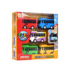 Pull-Back Mini Bus Toy with Openable Doors