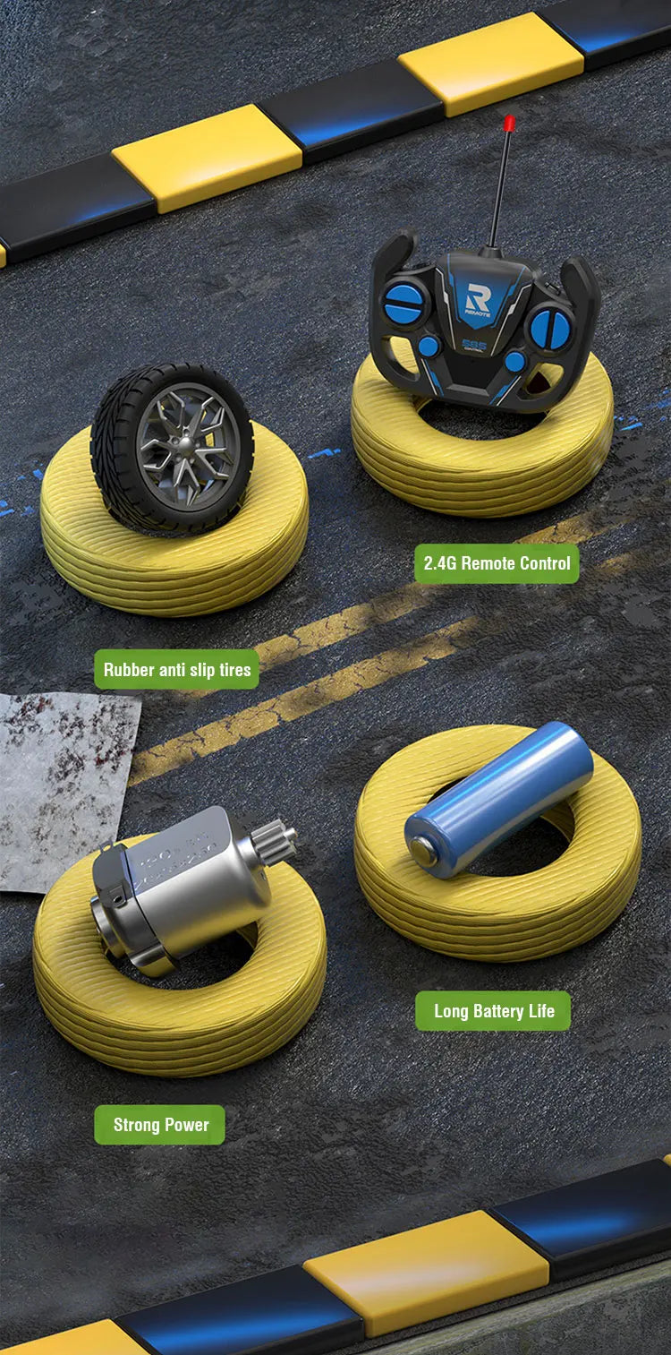 1:20 Scale High-Speed RC Drift Car with Remote Control